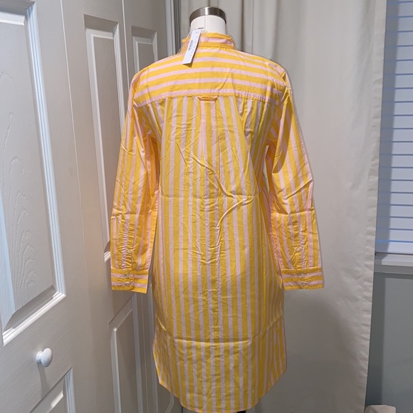 🎉HP🎉 J.Crew Button-up shirtdress in stripe - Picture 8 of 10